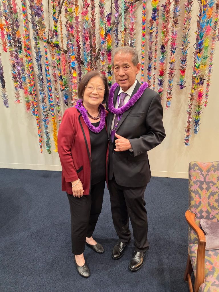 Calvin and Sen. Hirono
