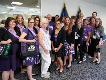 Large Group Inside Capitol