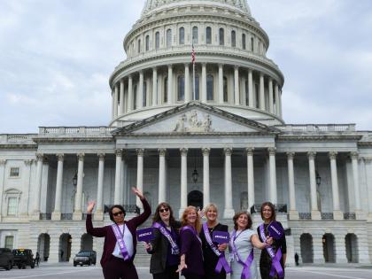 Excited group of advocates