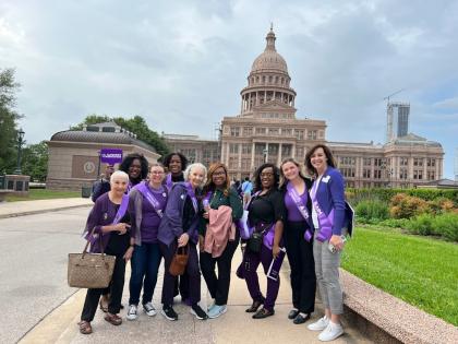 Advocates in Austin at the Capitol