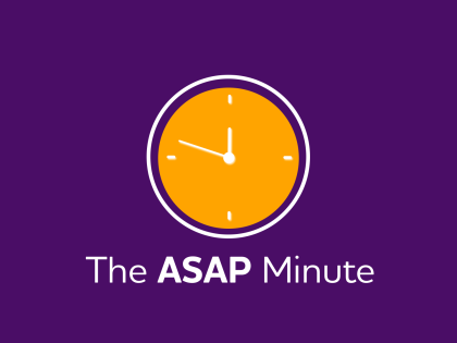 The ASAP Minute logo